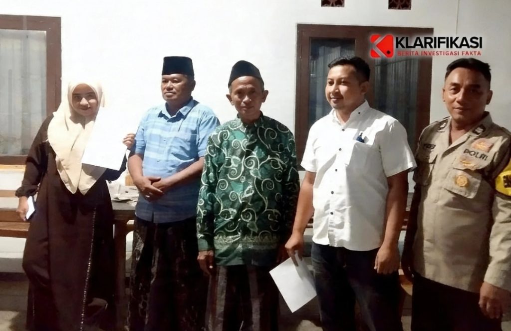 Musyawarah Damai Laka Lantas di Desa Konang Galis Pamekasan Selesai Kekeluargaan