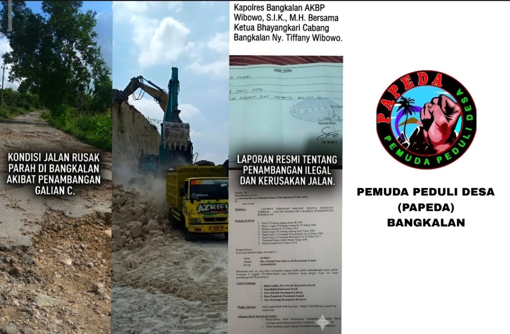 Galian C Ilegal di Bangkalan Diduga Libatkan Suap Oknum APH, PAPEDA Desak Mabes Polri Turun Tangan