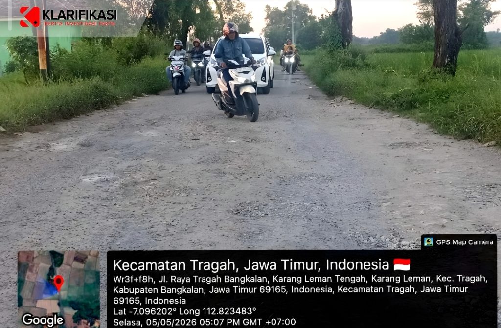 Jalan Rusak Parah di Bangkalan Tak Kunjung Diperbaiki, Warga Desak Bupati Segera Bertindak