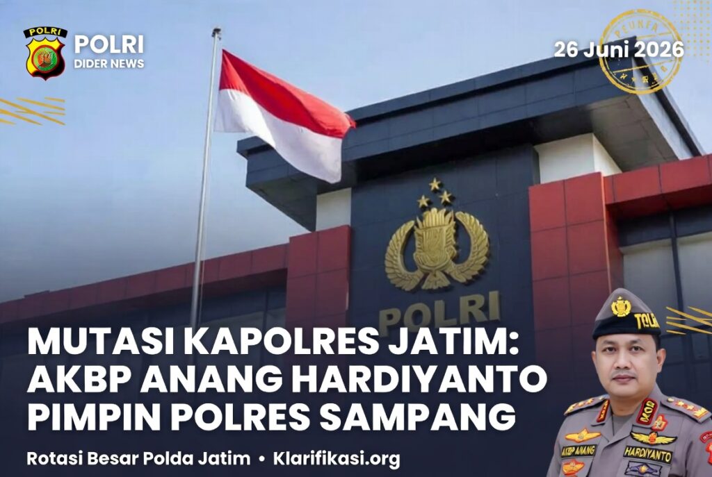 Putra Madura Pulang Kampung! Anang Hardiyanto Asal Pamekasan Resmi Jadi Kapolres Sampang