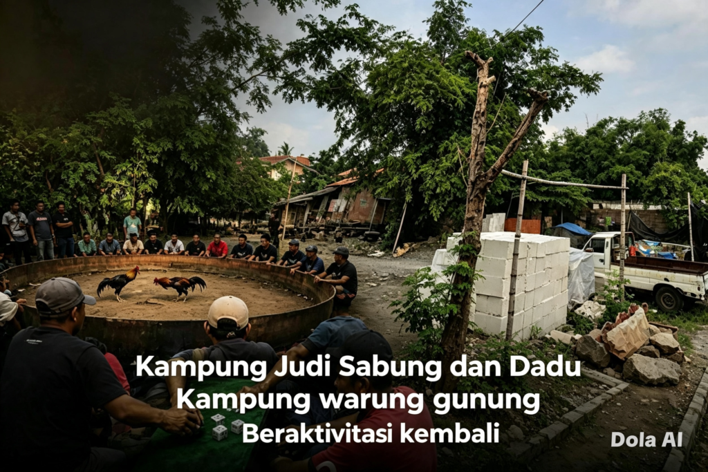 Judi Sabung Ayam dan Dadu Marak Lagi di Warugunung Karangpilang Surabaya: Warga Desak Razia Tegas