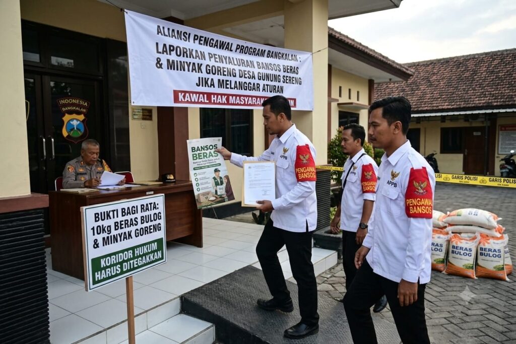 Bansos Bulog Dibagi Rata di Bangkalan, Kades Gunung Sereng Segera Dilaporkan Warga